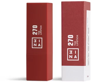 3INA MAKEUP 3INA Makeup - Vegan  Cruelty Free  The Lipstick 270  długotrwała pomadka do ust  matowa  wodoodporna  mocno pigmentowana pomadka do ust  ciemnoczerwona  matowana The Lipstick 270 - Szminki - miniaturka - grafika 2