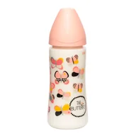 Butelki dla niemowląt - Butelka do karmienia Suavinex Baby Bottle Silicone Teat T-2l Różowy 360ml - miniaturka - grafika 1