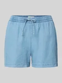 Spodenki damskie - Szorty jeansowe o luźnym kroju z lyocellu model ‘PEMA’ - miniaturka - grafika 1