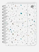 Magnesy - INTERDRUK Album B5/25 spirala Metallic Terrazo na magnes - miniaturka - grafika 1