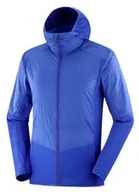 Bluzy sportowe męskie - Bluza Salomon Outline All Season Hybrid Surf the Web - miniaturka - grafika 1