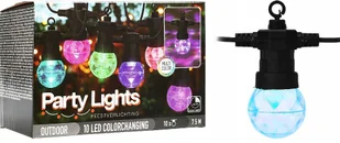Progarden Łańcuch świetlny Led Party 10 żarówek 7,5m KO-AF5300210 - Girlandy - miniaturka - grafika 1
