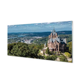 Szklany panel Niemcy Panorama miasto zamek 120x60 - Dekoracje domu - miniaturka - grafika 1