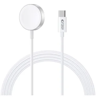 Ładowarka magnetyczna, indukcyjna do Apple Watch Tech-Protect UltraBoost USB-C, 1,2 m, biała - Akcesoria do smartwatchy - miniaturka - grafika 1