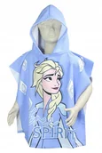 Okrycia kąpielowe dla dzieci - KRAINA LODU DISNEY PONCZO KĄPIELOWE RĘCZNIK DLA DZIECKA NA BASEN LATO - miniaturka - grafika 1