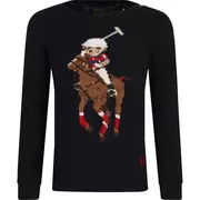 Swetry dla dziewczynek - POLO RALPH LAUREN Sweter | Regular Fit | z dodatkiem wełny - miniaturka - grafika 1