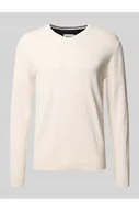 Swetry męskie - Sweter o kroju regular fit z czystej bawełny - Tom Tailor - miniaturka - grafika 1