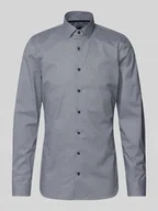 Koszule męskie - Koszula biznesowa o kroju Super Slim Fit z kołnierzykiem typu kent - miniaturka - grafika 1