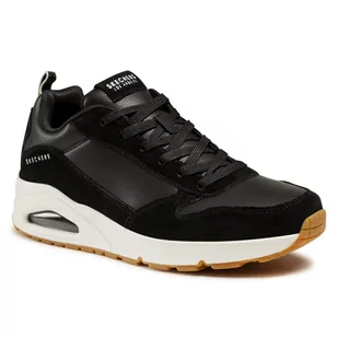 SKECHERS Sneakersy Stacre 52468/BKW Black/White - Sneakersy damskie - miniaturka - grafika 1