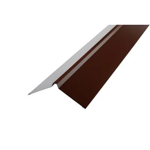 Kalenica prosta H12 1,0 m RAL 8017 - Inne akcesoria dekarskie - miniaturka - grafika 1