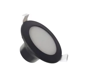 LED Łazienkowa oprawa wpuszczana LED/7W/230V 4000K czarna IP44 - Oprawy, klosze i abażury - miniaturka - grafika 1