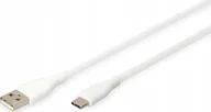 Kable USB - DIGITUS Kabel przyłączeniowy USB 2.0 typ C -A silikonowy M/M 2m w - miniaturka - grafika 1