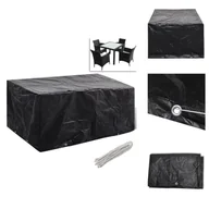 Pokrowce na meble ogrodowe - vidaXL Pokrowiec na meble ogrodowe 8 oczek 180x140x90 cm - Pokrowce ochronne na meble ogrodowe - miniaturka - grafika 1