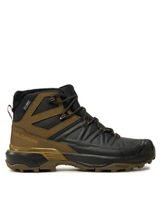 Salomon Trekkingi X Ultra Snowpilot Waterproof L47585700 Czarny - Buty trekkingowe męskie - miniaturka - grafika 1