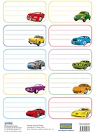 Zeszyty szkolne - Naklejki na zeszyty Auta - miniaturka - grafika 1