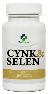 MEDFUTURE Cynk & Selen - 120 tabletek - Włosy, skóra, paznokcie - miniaturka - grafika 1