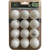 Tenis stołowy - Piłeczki do tenisa stołowego XQMAX 12 sztuk białe - miniaturka - grafika 1
