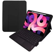 Etui do tabletów - Etui Alogy Klawiatura Bluetooth Touchpad 4w1 Magnetyczne Pencil do Apple iPad Air 4 2020 / 5 2022 Czarne - miniaturka - grafika 1