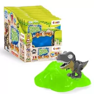 Masy plastyczne - CRAZE Dinorex Magic Slime Bag Surprise 18 torebek o pojemności 75 ml losowych kolorów Slime z figurką dinozaura niespodzianka Slime dla dzieci - miniaturka - grafika 1