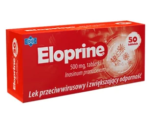 Polfarmex S.A Polska ELOPRINE 500mg 50 tabl 3092682 - Przeziębienie i grypa - miniaturka - grafika 1