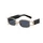 Okulary przeciwsłoneczne ELEGANT RECTANGLE BLACK OK377