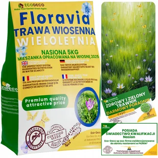 Trawa Nasiona Odporna na Deptanie 5kg Samozagęszczająca 200m2 Szybki Wzrost - Nasiona i cebule - miniaturka - grafika 1
