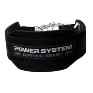 Pasy kulturystyczne - Pas fitness Power System  Opasek Dipping Beast Żółty - miniaturka - grafika 1