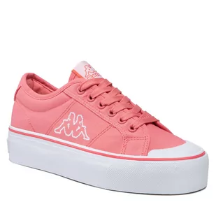 Trampki KAPPA - 243162 Pink/White 2210 - Trampki damskie - miniaturka - grafika 1