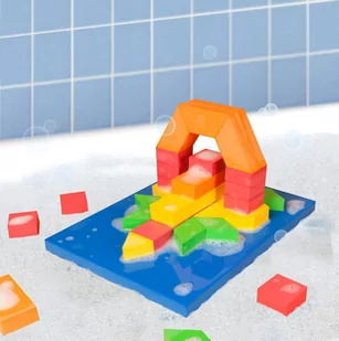 BathBlocks Zabawka do kąpieli BathBlocks - Zestaw klocków 40 el. - Zabawki do kąpieli - miniaturka - grafika 1