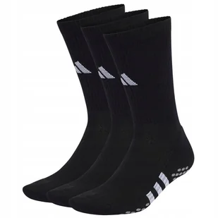 Skarpety adidas Performance Cushioned Crew Grip 3PP IP2645 czarny 40-42 - Skarpetki męskie - miniaturka - grafika 1