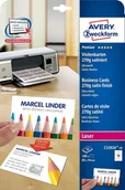 Etykiety samoprzylepne i bloki etykiet - AVERY  C32026-10, Laser, Paper, Satin, 270 g/m², 85 mm, 54 mm - miniaturka - grafika 1