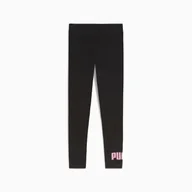 Legginsy - Legginsy dziewczęce Puma ESS 2 COLOR NO.1 LOGO czarne 68607351 - miniaturka - grafika 1