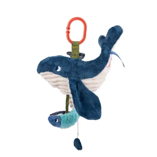 MOULIN ROTY Interaktywna zawieszka WIELORYB 29 cm - Maskotki i pluszaki - miniaturka - grafika 1