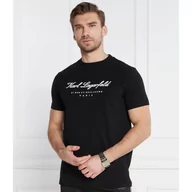 Koszulki męskie - Karl Lagerfeld T-shirt | Regular Fit - miniaturka - grafika 1