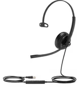 Słuchawki - Yealink UH34 SE Mono UC USB-A Czarny - miniaturka - grafika 1