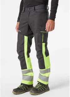 Helly Hansen Pants with reflective elements HELLY HANSEN Alna 2.0 work, yellow C58 - Spodnie sportowe męskie - miniaturka - grafika 1