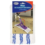 Miotły, szufle, mopy - Grosik mop płaski z mikrofibry wkład do trudnych zabrudzeń - miniaturka - grafika 1