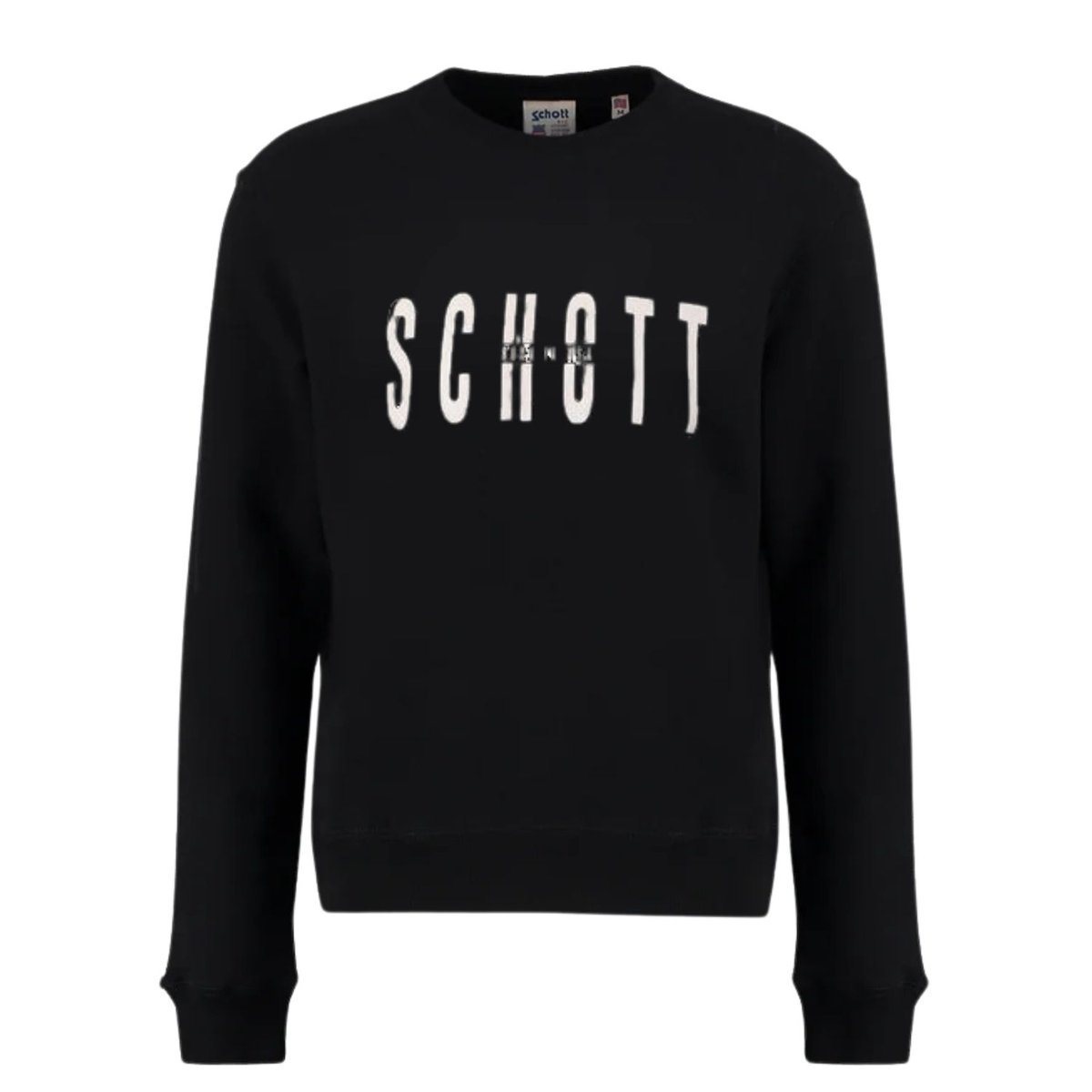 Bluza męska Schott NYC klasyczna dresowa z nadrukiem -S