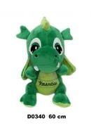 Maskotki i pluszaki - Smok "Kraków" zielony 60cm - miniaturka - grafika 1