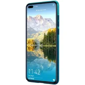 Etui i futerały do telefonów - Nillkin Super Frosted Shield - Etui Huawei P40 (Peacock Blue) - miniaturka - grafika 1
