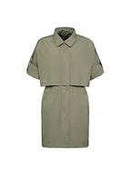 Kurtki damskie - Geox W PISA CAPE kurtka damska, zielony (Deep Olive/Cobb.beig F3205), 34 - miniaturka - grafika 1
