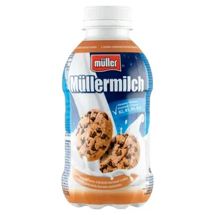 Muller Mullermilch carmel Cookies napój mleczny - Kefiry, jogurty, maślanki - miniaturka - grafika 1