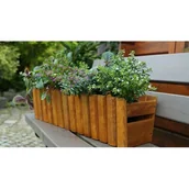 Donice - Doniczka balkonowa złoty dąb STOKROTKA B20 x L60 x H17 cm - miniaturka - grafika 1