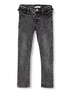 NAME IT Jeansy dziewczęce, Medium Grey Denim, 110 cm - Spodnie i spodenki dla dziewczynek - miniaturka - grafika 1