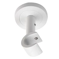 Karnisze - Wspornik do karnisza 19 mm sufitowy pojedynczy biały mat 80 mm Inspire - miniaturka - grafika 1