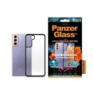 Etui i futerały do telefonów - Etui PanzerGlass ClearCase na Samsung Galaxy S21+ - przezroczysto-czarne - miniaturka - grafika 1