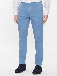 Boss Chinosy Kaito1 50487966 Niebieski Slim Fit - Spodnie męskie - miniaturka - grafika 1