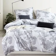 Pościel - JASNA POŚCIEL 220x200cm +2 POSZEWKI ELEGANCKA Z LAMÓWKĄ 100% BAWEŁNA DRZEWA - miniaturka - grafika 1