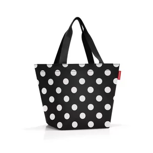 Torba Shopper M, Dots White, Reisenthel - Torebki damskie - miniaturka - grafika 1