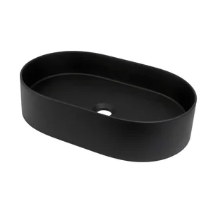 Deante Silia Umywalka nablatowa 55x35 cm nero CQSNU6S - Umywalki - miniaturka - grafika 1